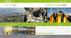 Desktop Screenshot of investnortheastengland.co.uk